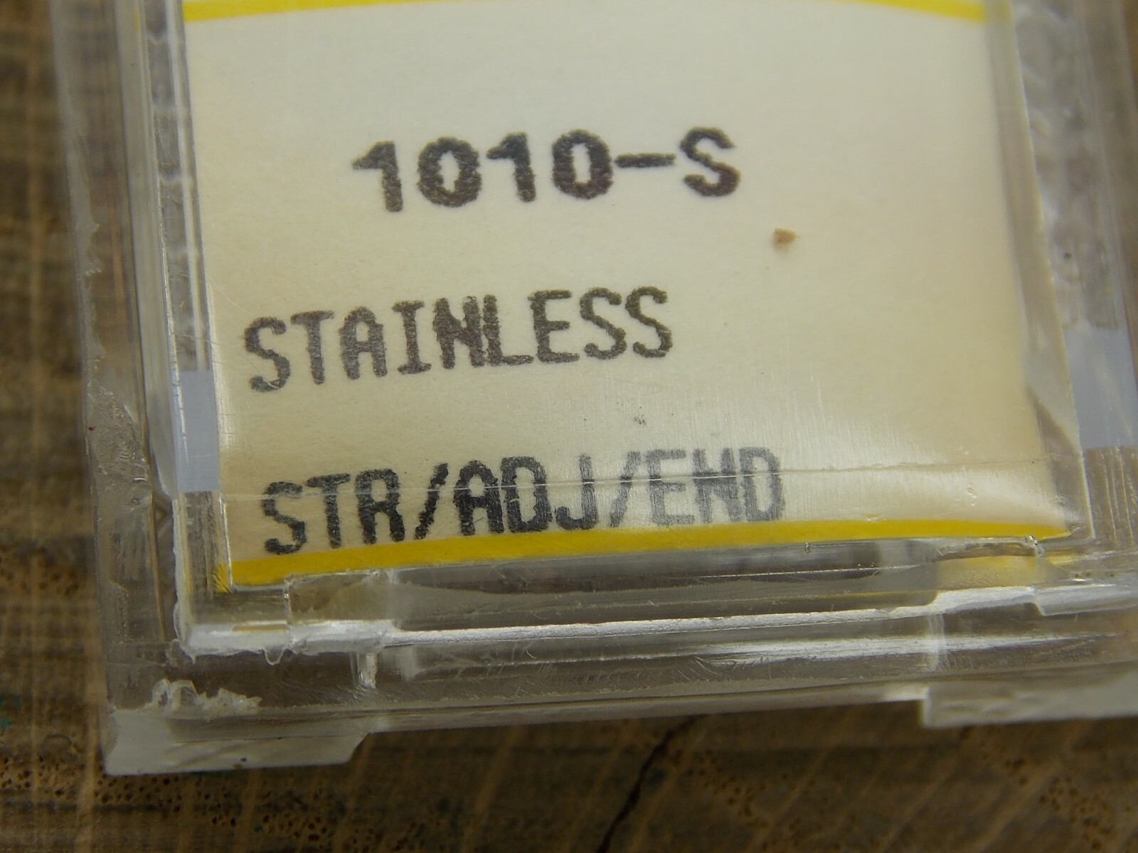 NOS Gilden Vintage Stainless Sliding Clasp Watch Band 10mm-13mm Unused Long