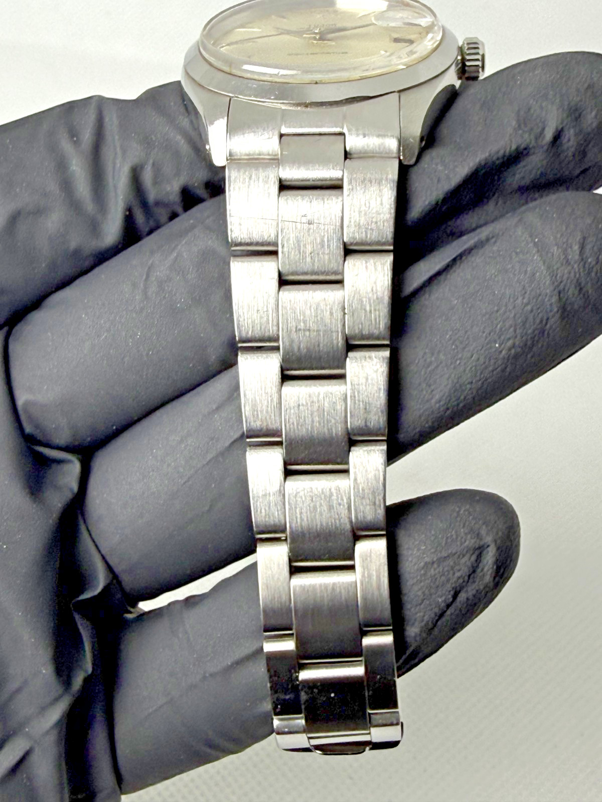 TUDOR Oyster Big Rose 7962 Manual Wind Silver Dial Vintage Watch