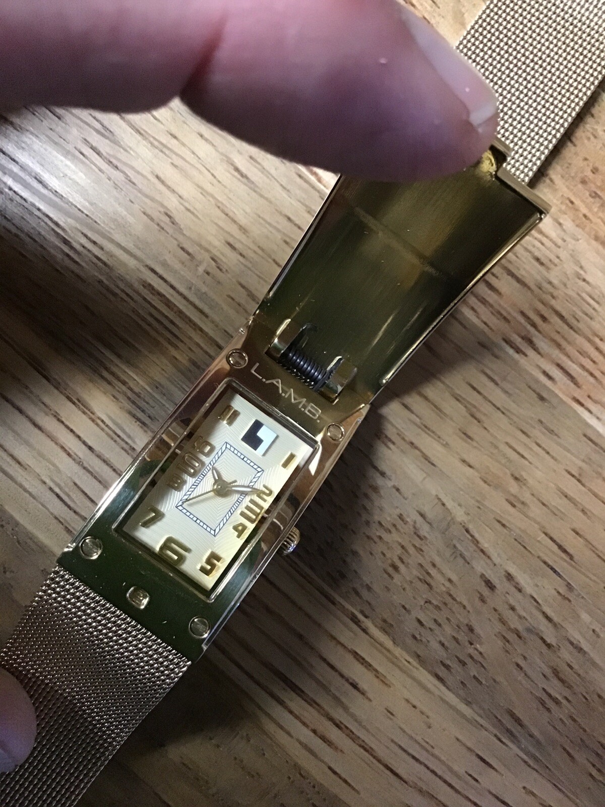 L.A.M.B. Gwen Stefani Covered Watch For Parts Or Display Only ! “NO MOVEMENTS “