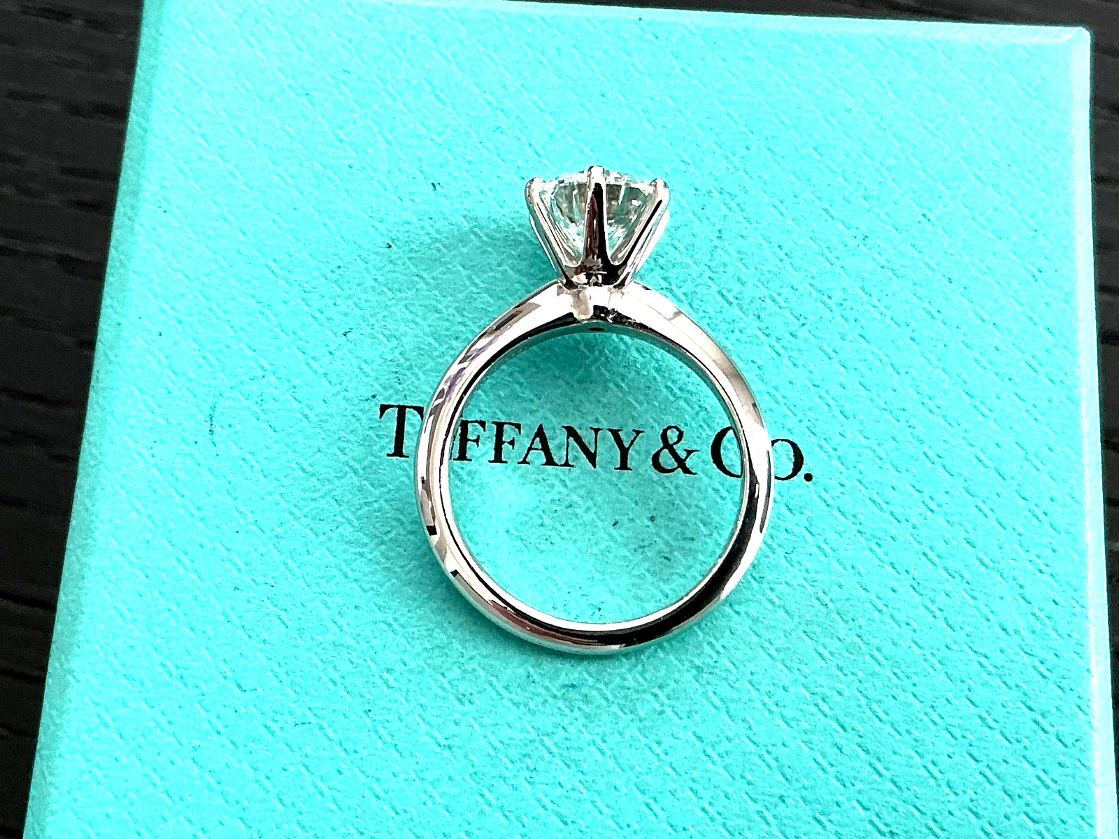 Tiffany & Co Platinum Diamond Round Engagement Ring 2.24 CT H VVS2 3X $69k NEW