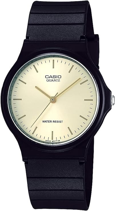 CASIO Collection Men’s Watch MQ-24-9ELJH Black/Gold Blister Pack Analog New