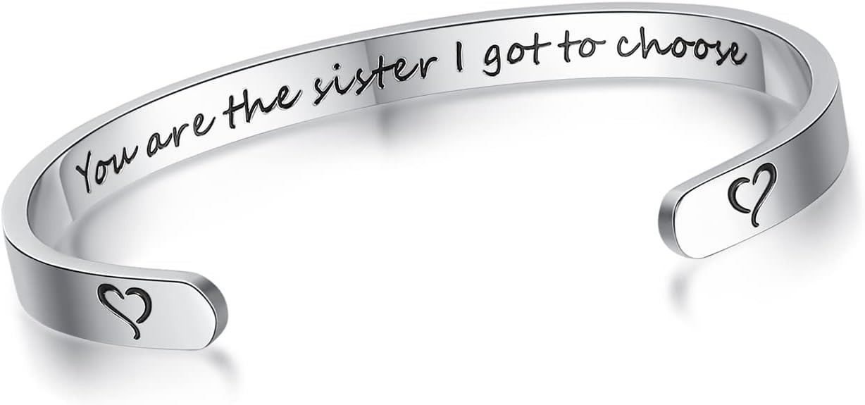 Charming Cuff Bracelet with Inspirational Message – Perfect for Every Occasion