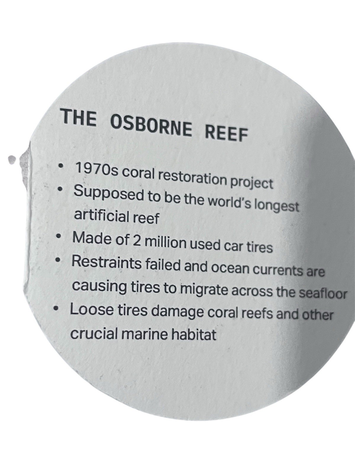 4Ocean Osborne Reef Stainless Steel Tire Necklace