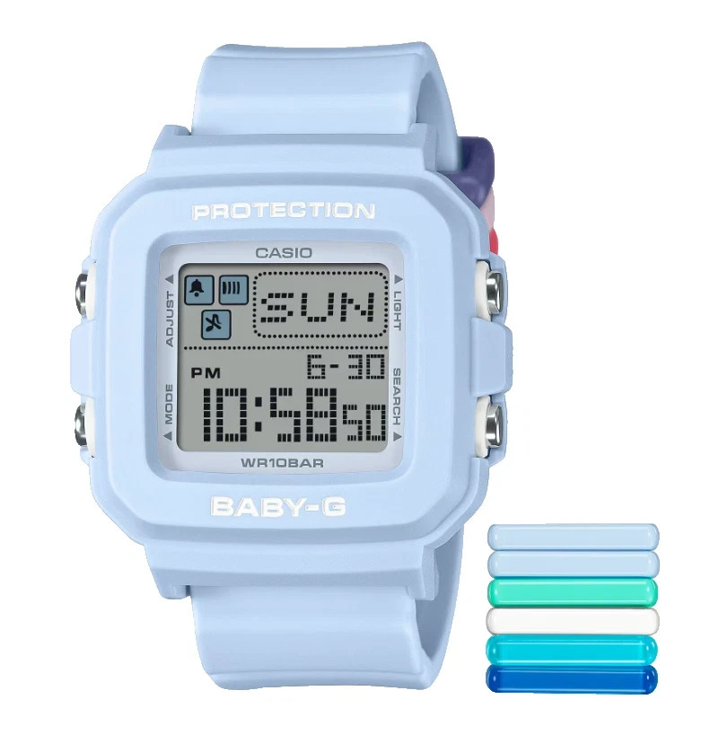 Casio Baby-G BGD-10 Series Digital BGD10L-2 Ladies Watch BGD-10 Series