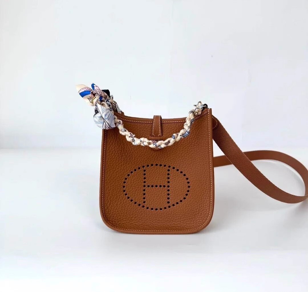 Real Leather Handle Shoulder Strap Replacement For Evelyn TPM/PM/GM/TGM