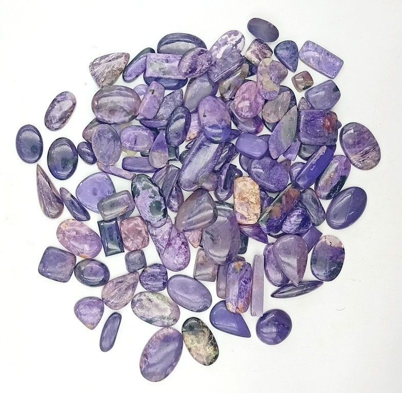 Mix Shape Charoite Gemstone For Earring, Pendant, Necklace Jewelry Making 72461