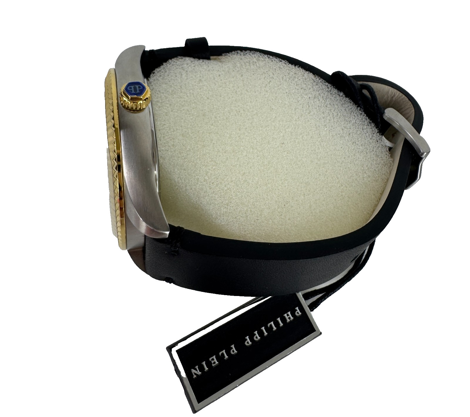 $450 Philipp Plein New Men Date Superlative Gent Watch Gold Stainless PWPVA0124