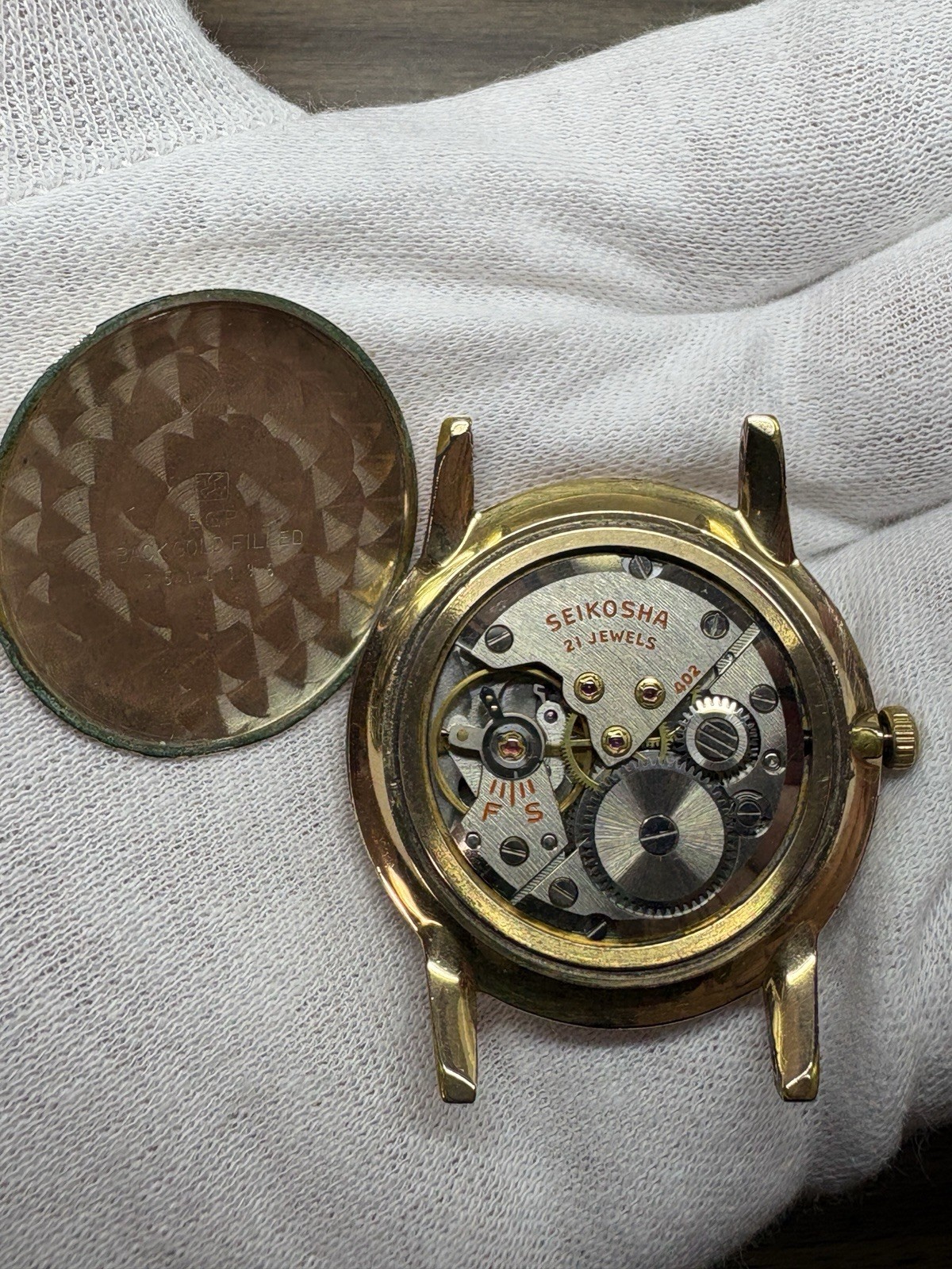 SEIKO Skyliner 16001E Vintage 1963 Hand-Winding Men’s Watch Overhauled Japan