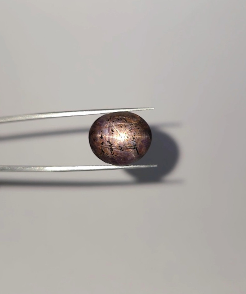 Natural 24.90 ct Star Sapphire Purple Oval Cabochon untreated loose gemstone