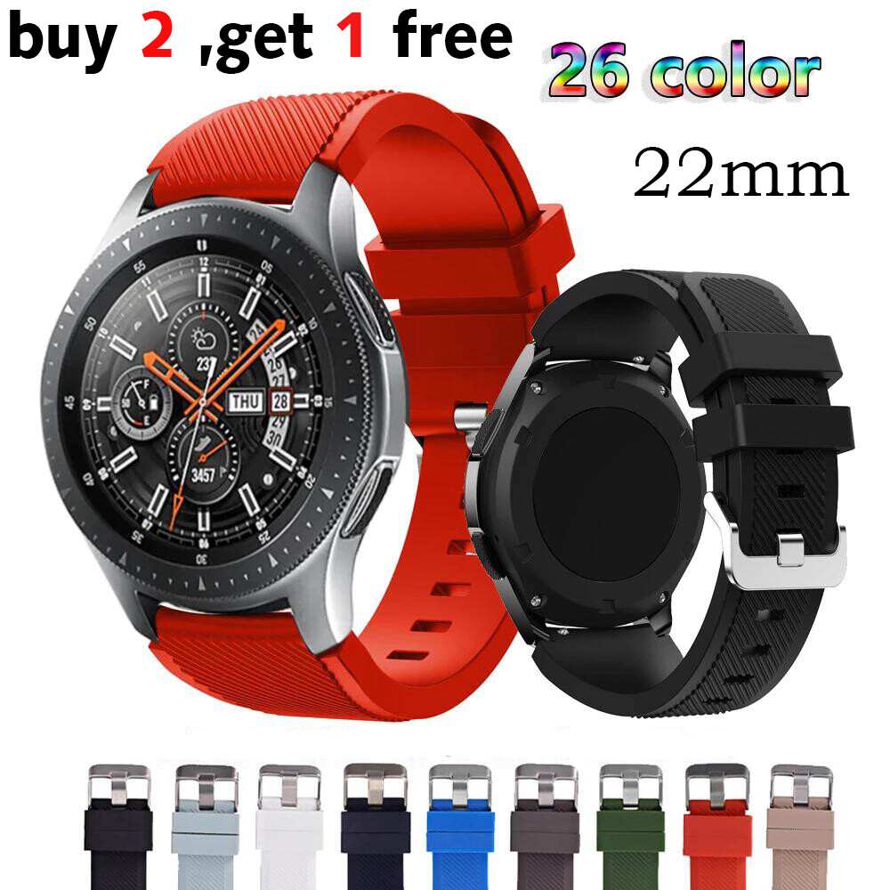 Wrist Strap For Fossil Q Explorist Gen 4 3 Sport Rubber Silicone Watch Band