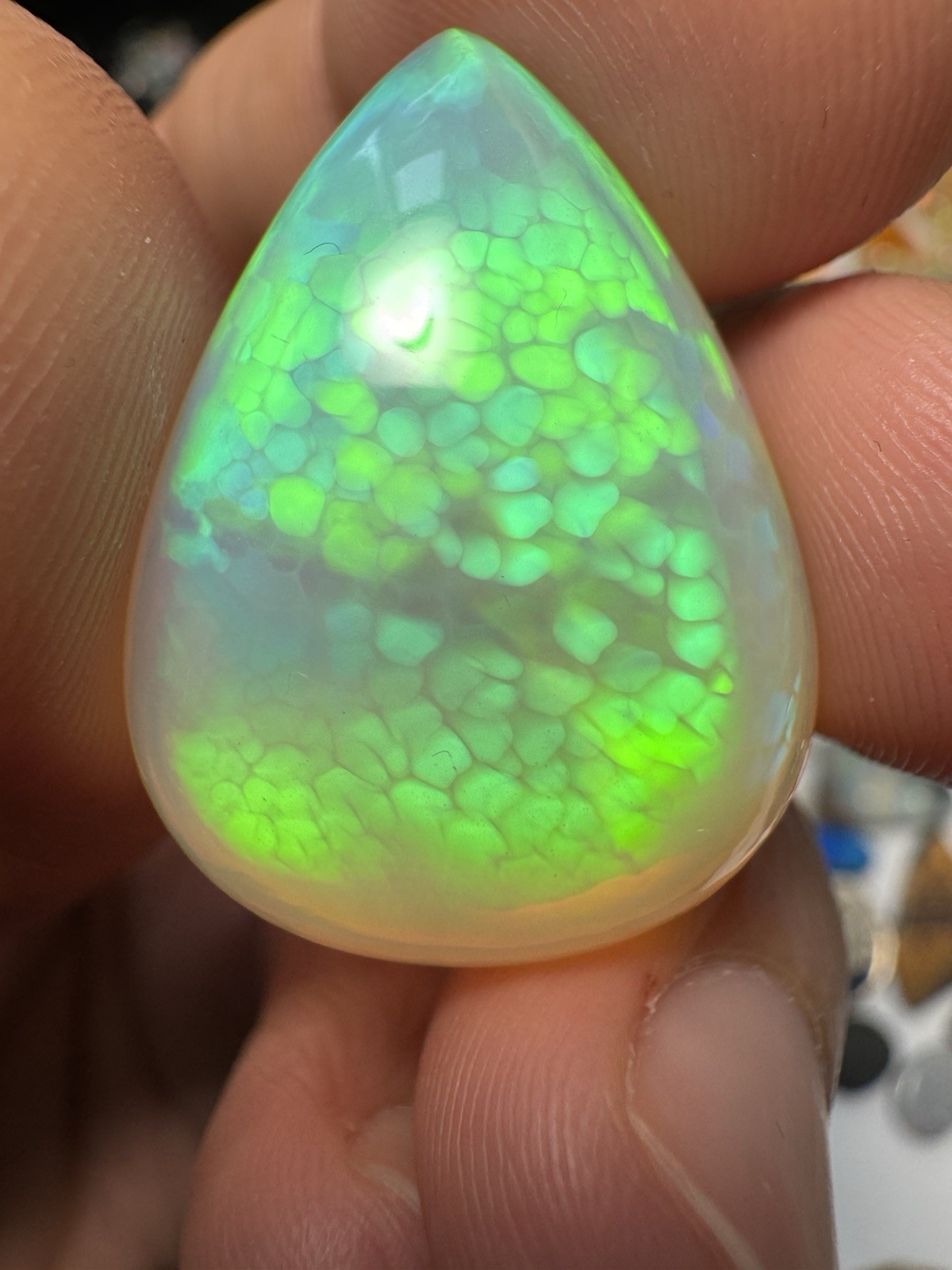 Ethiopian Opal with Honeycomb 30.90 carats