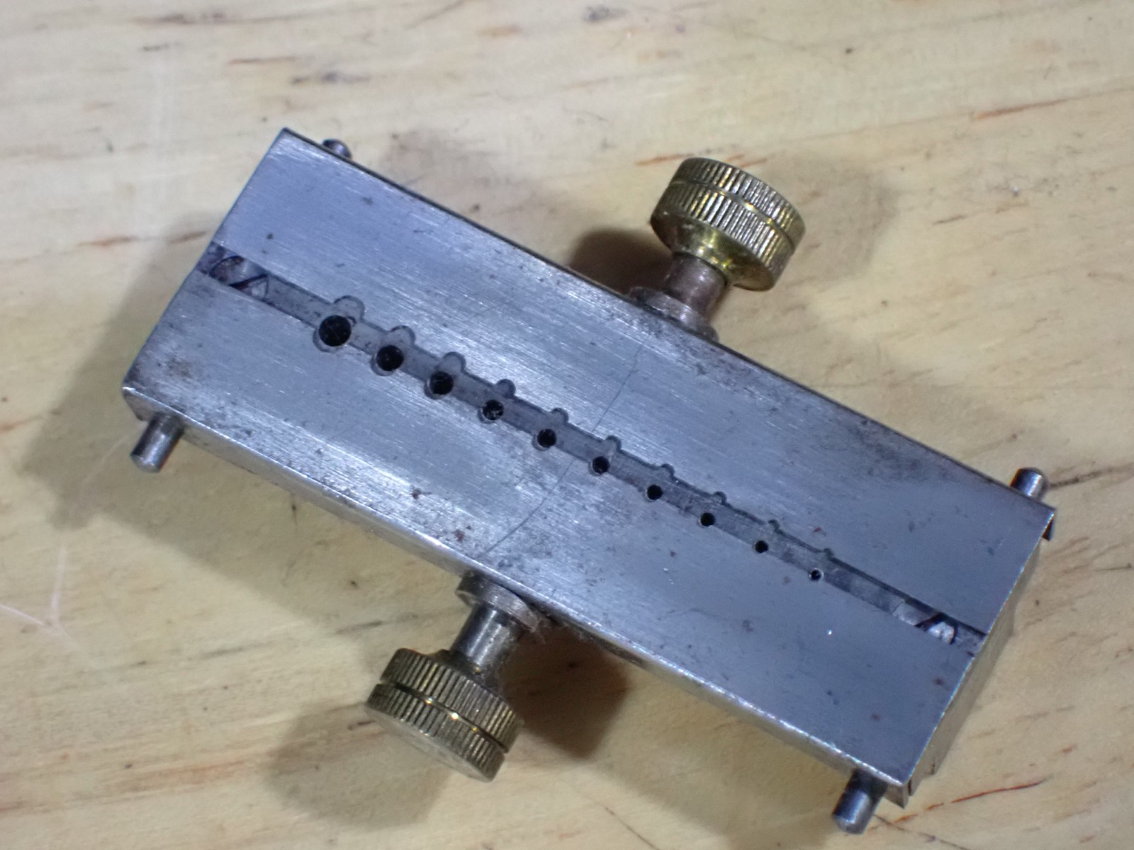 Vintage C.W.Z. Watchmakers Hairspring Collet Crimping Clamping tool Germany VG