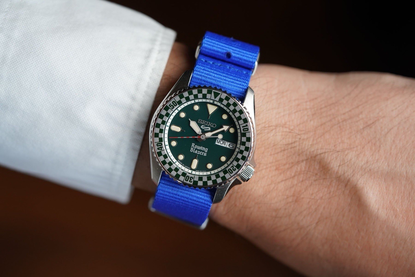 Seiko 5 x Rowing Blazers X Wind Vintage Rally Diver – Green