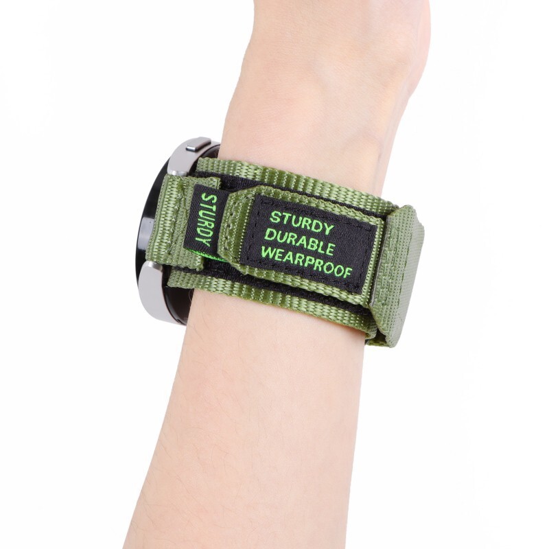 Premiuim Quick Release Canvas Nylon Braided Watch Band Strap 20/22mm Universal