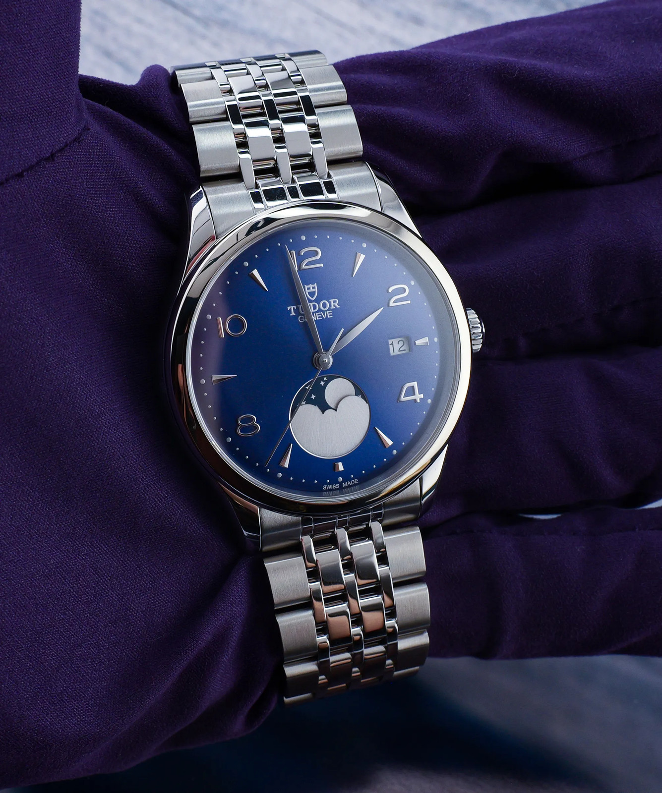 Tudor 91560 1926 Luna Blue Moonphase 39mm Complete 2026