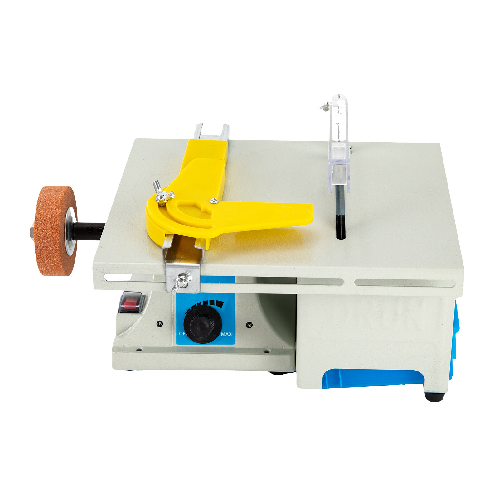 750W Mini Table Grinder Gem Jewelry Grinding Polish Saw Machine 800-10000rpm