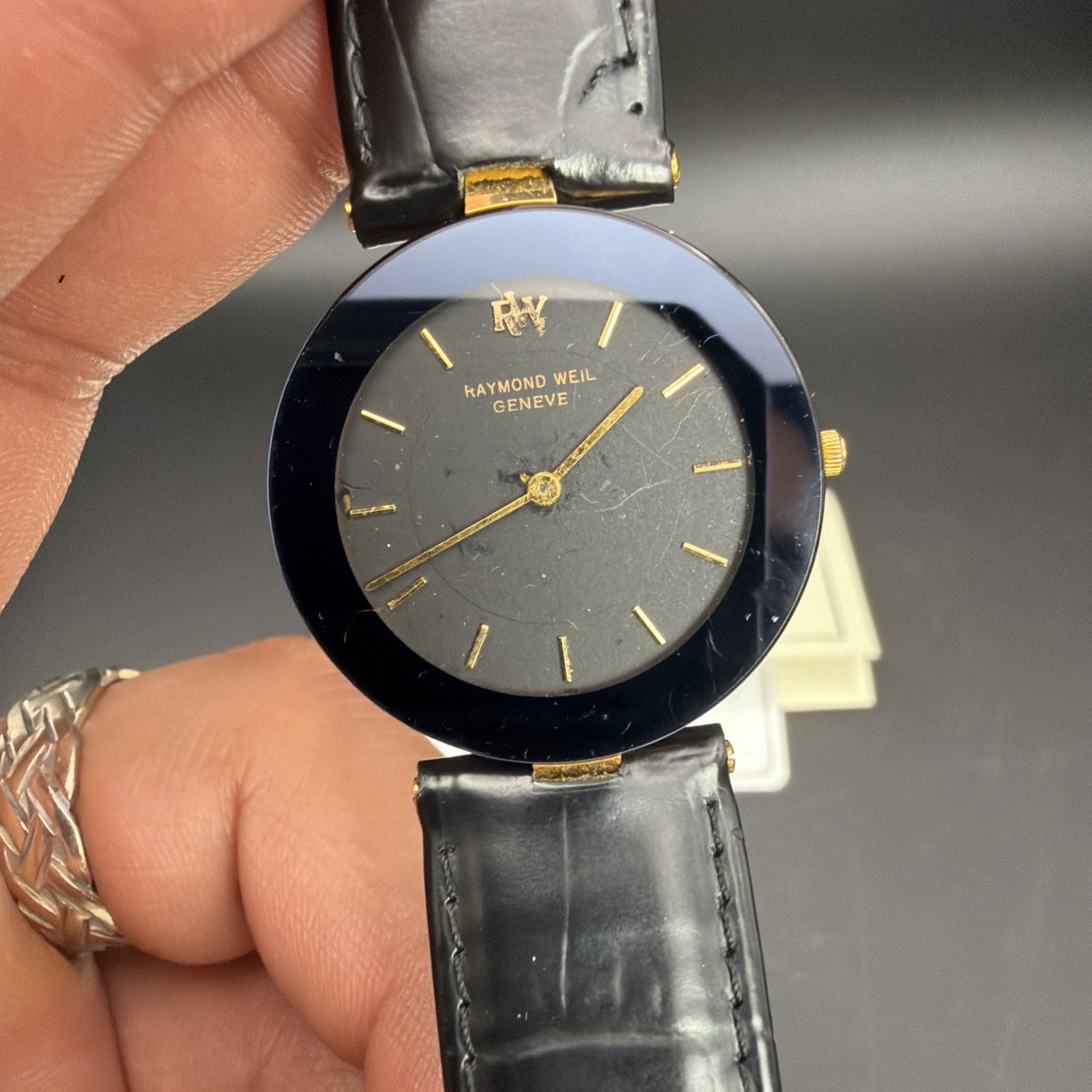 Vintage Raymond Weil Othello Ultra-Thin Dress Watch 128-2 – Full Provenance 1994