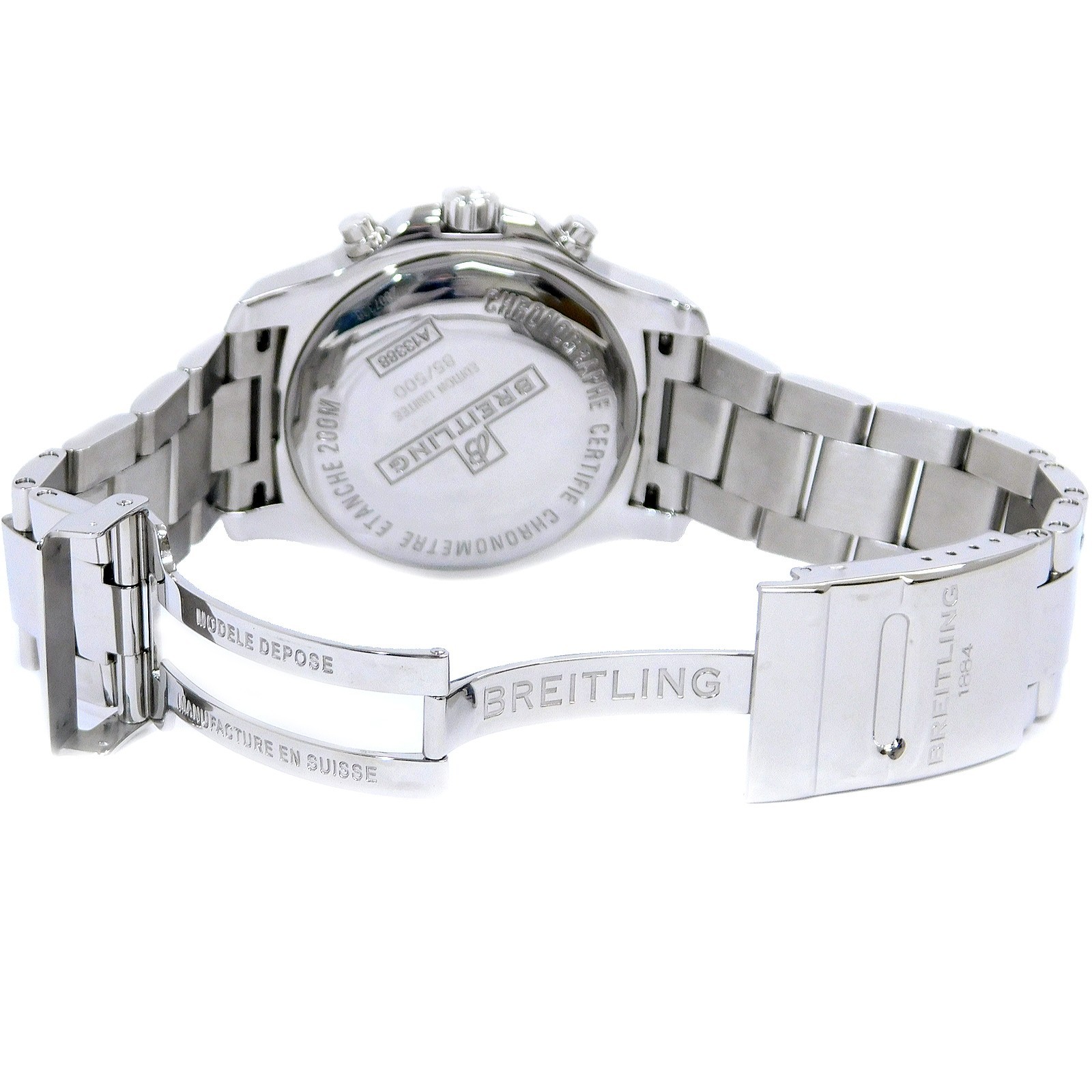 BREITLING Colt Chronograph A13388 S. Steel Automatic Men’s Watch #1238B
