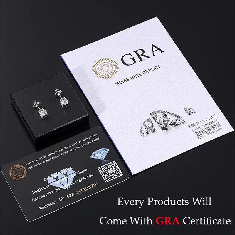 1.0Carat 0.7~3.0 SMALL SIZE MOISSANITE D Color Diamond Test Positive For Jewelry