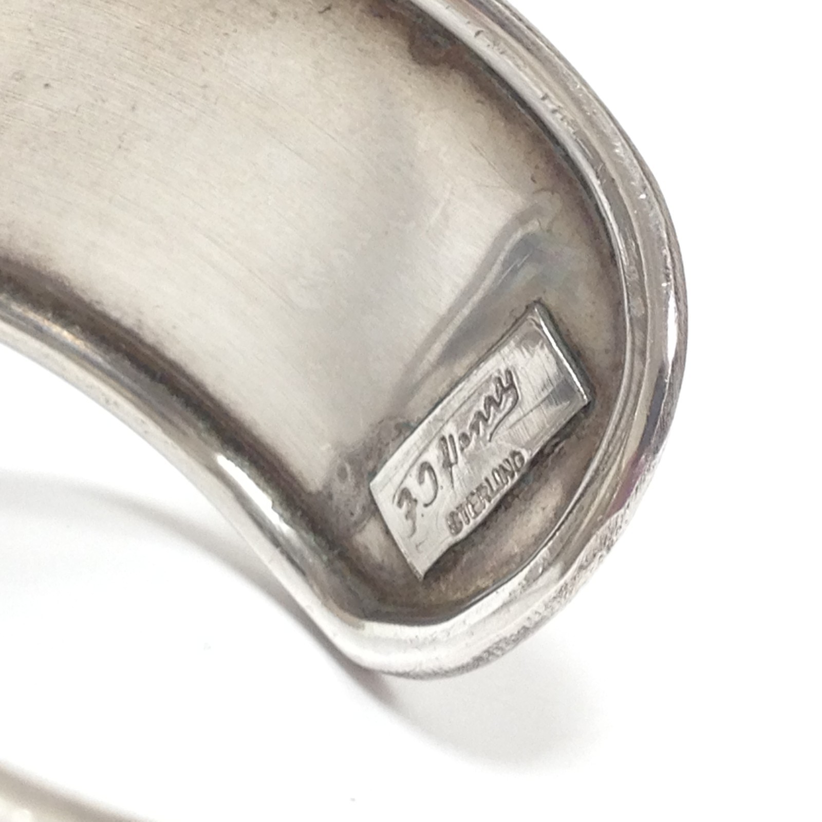 F.J. Henry Signed Storyteller Multi Stone Inlay & Kokopelli Spinner Wide Cuff