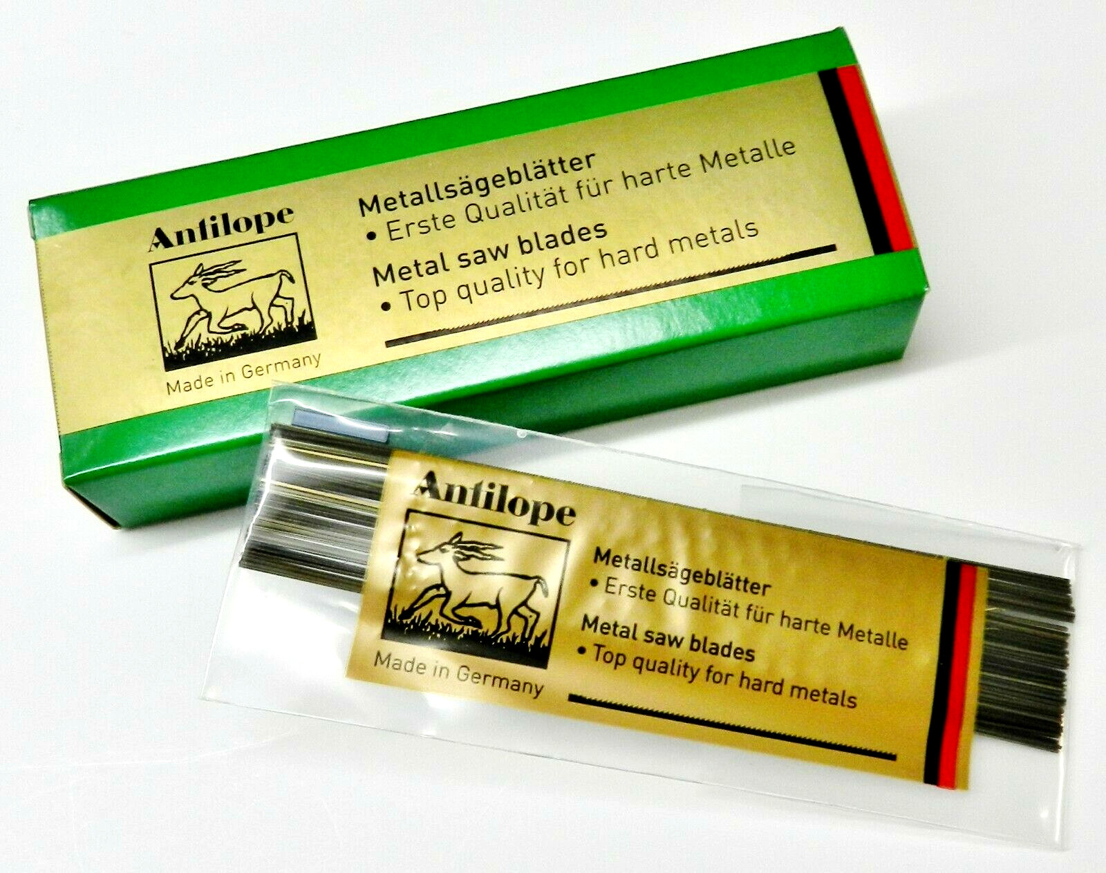 Antilope Jewelers Saw Blades #3/0 Jewelry Making Pack of 144 pcs. Made in German