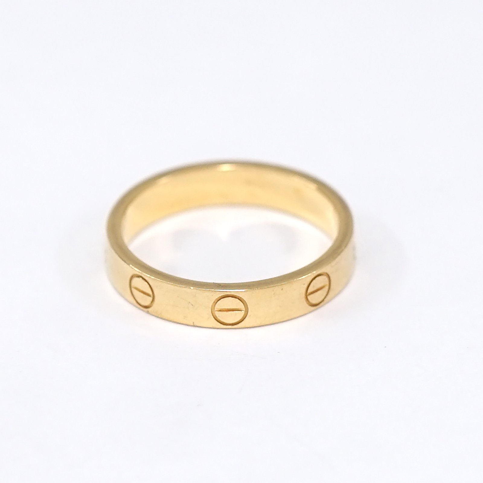Cartier Love Ring size US6.25 EU53 18k Yellow Gold 750 Auth #0302