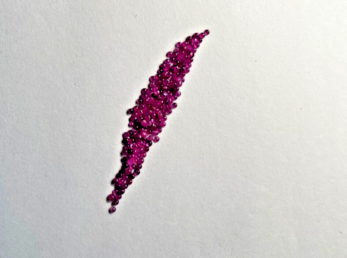 GENUINE ROUND RUBY CABACHONS LOT 4.75 CARATS 1.9-2.1 MM BELOW WHOLESALE!!!