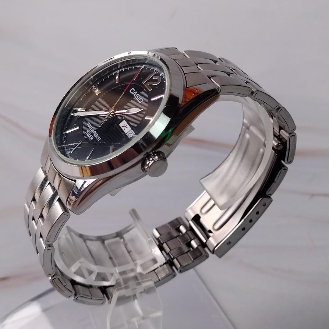 [New Battery] Casio Men’s Watch Day-Date Quartz Working MTP-1335
