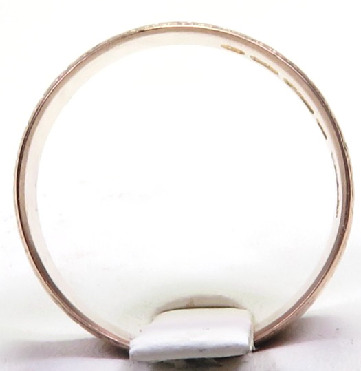 Antique Deco 1920’s 9K Rose Gold Wedding Band Hallmarks Ring Size 8 UK-P1/2