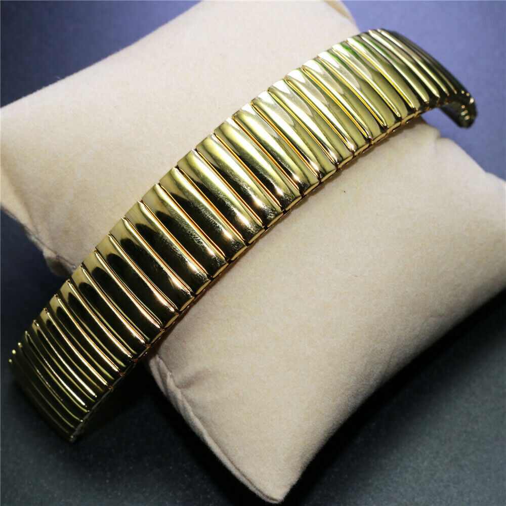 12 – 22mm Stretch Expansion Spring Stainless Steel Watch Band Strap Bracelet USA