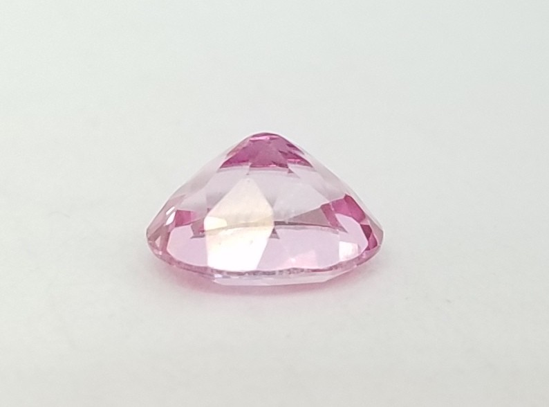 6.1 Carat oval synthetic Pink stone loose Gemstone 12.2MM X 10.1MM