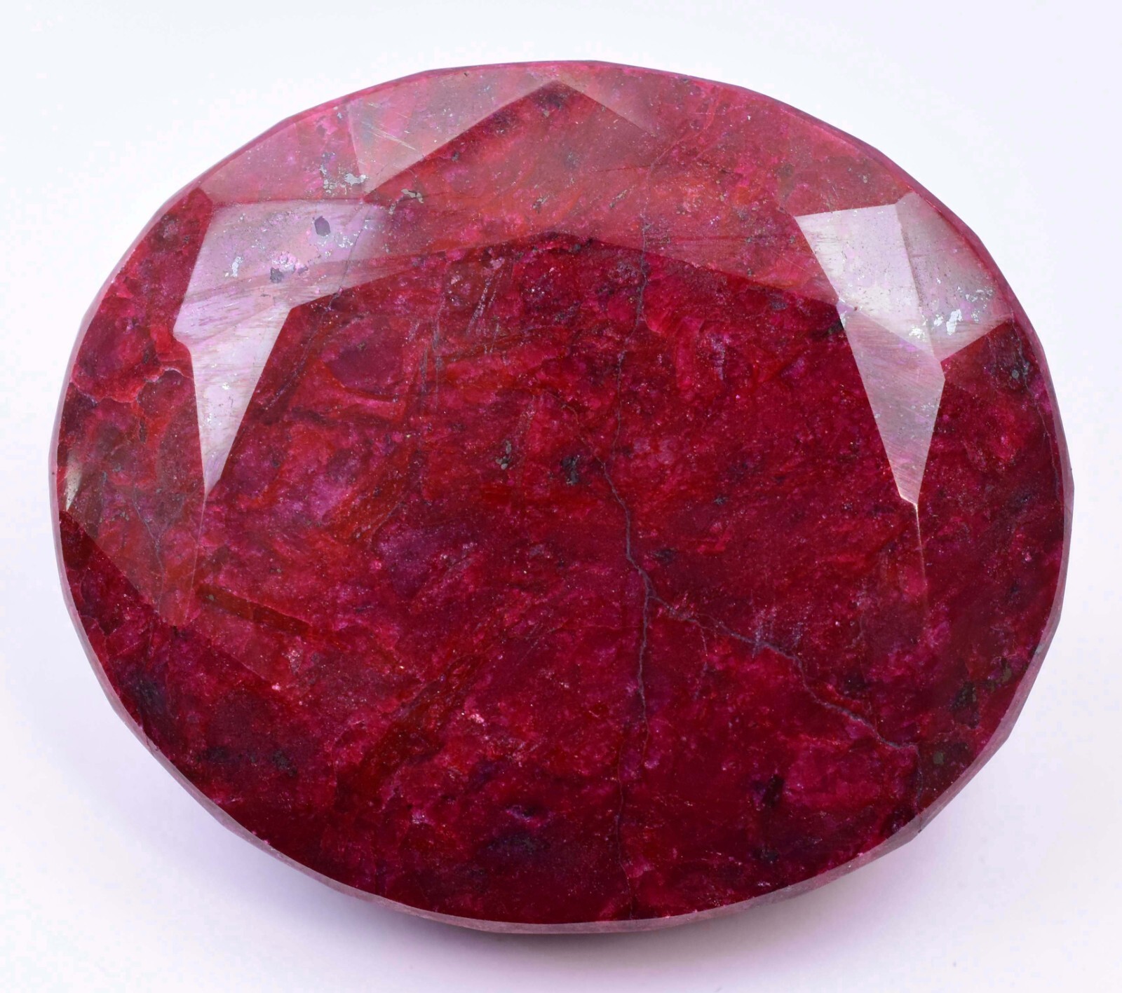 804.5 CT Natural Huge Red Ruby Certified Earth-Mined Oval Museum Grade Gemstone