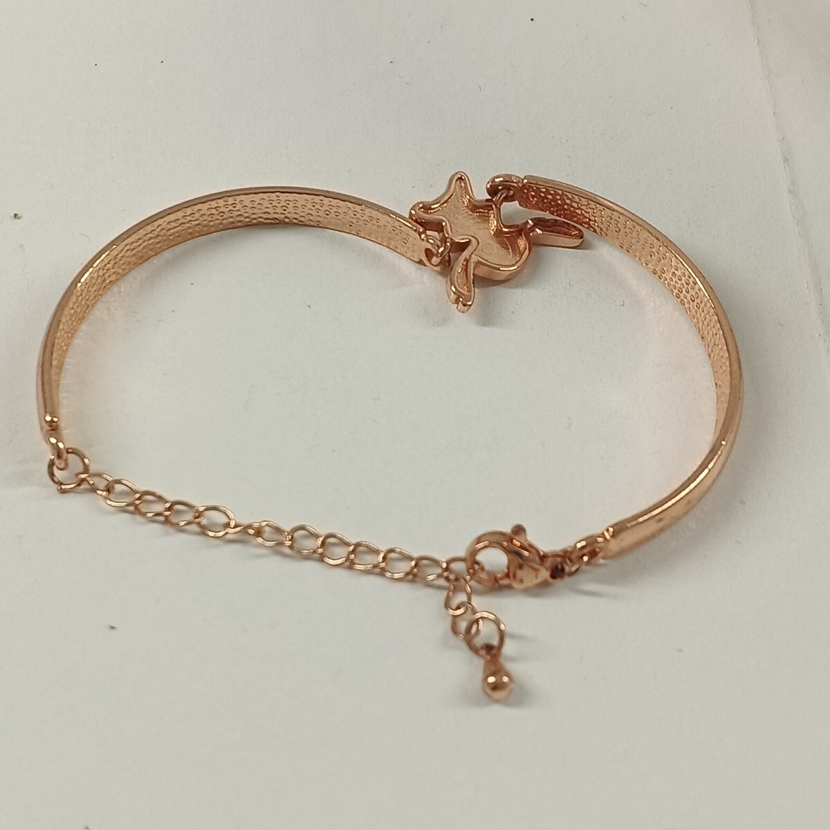 Women’s Cuff Bracelet Rose Gold One Size Brass Plated Jewelry