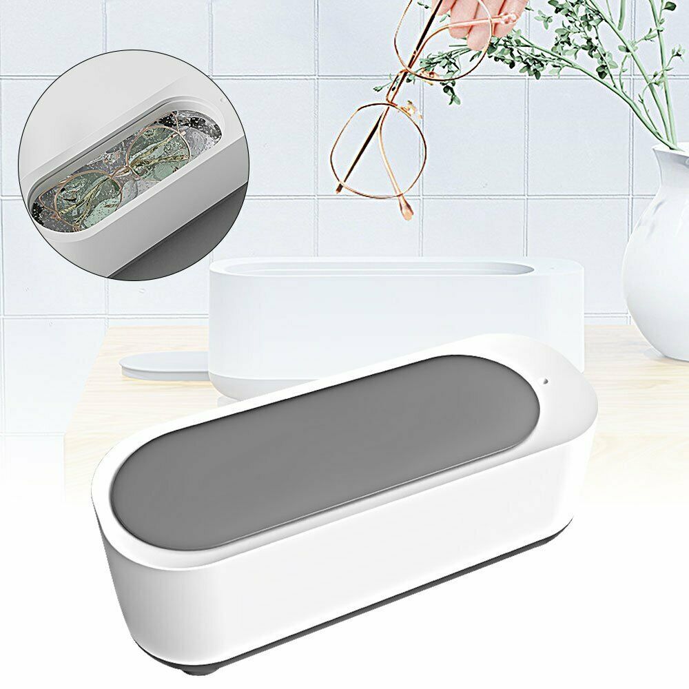 Smart Ultrasonic Cleaner For Jewelry Glasses Ultrasound Cleaning Bath Machine US