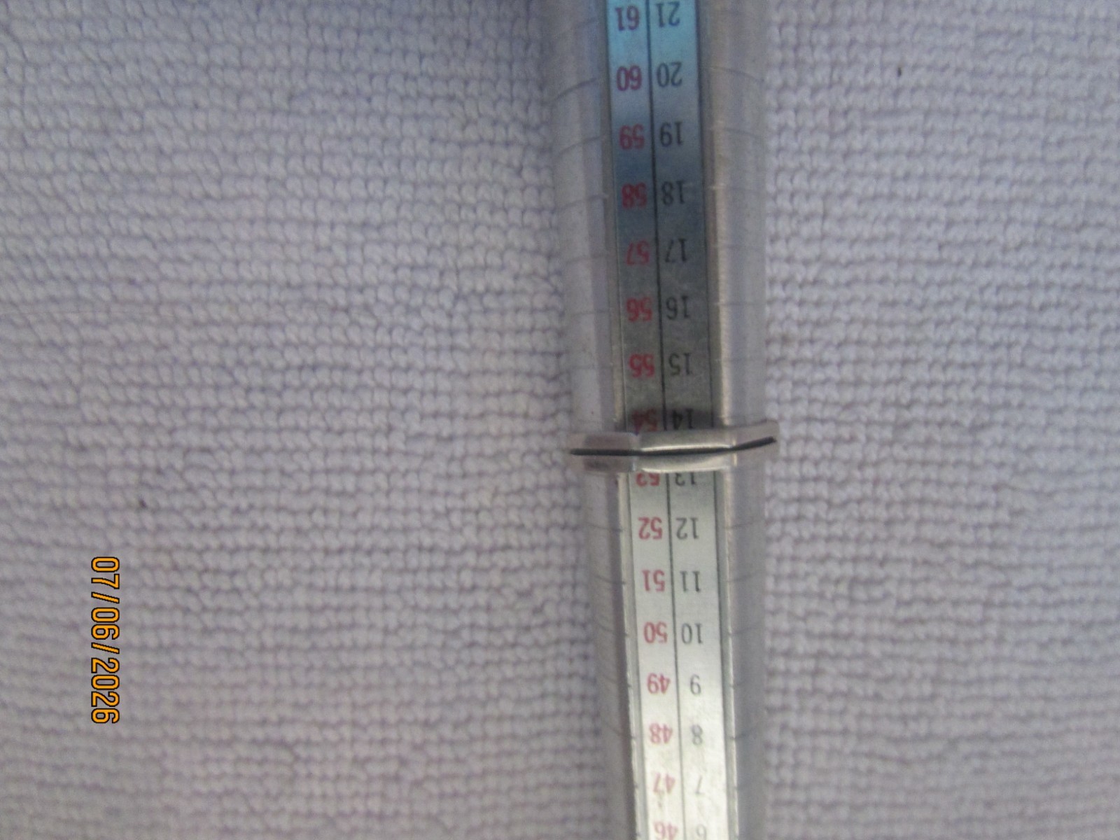 Marked 925 Silver Band Ring 2 Grams Size 13