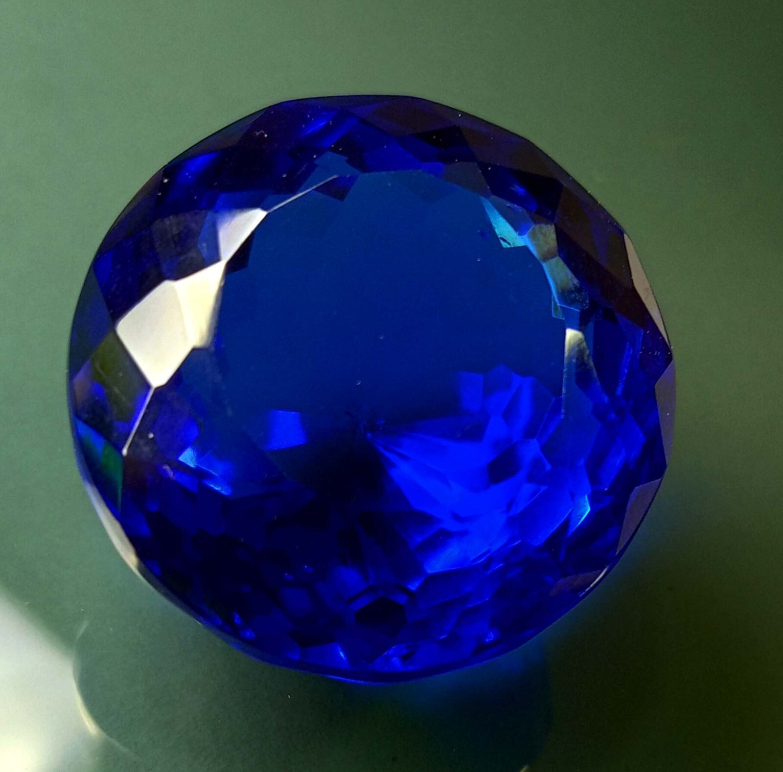 Round Cut 85+ Ct Royal Blue Topaz Natural Loose Gemstone For Pendant Making