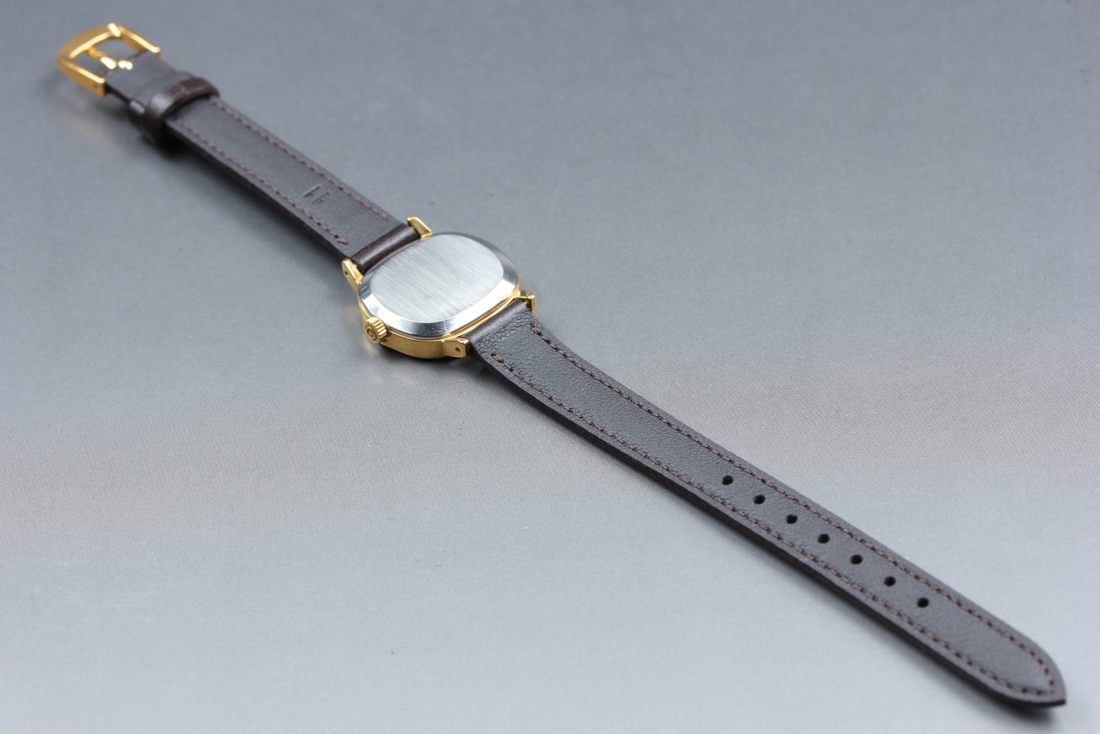 1979 OMEGA De Ville Cal.625 Brown Manual Wind Vintage Women’s Watch [Exc+5]