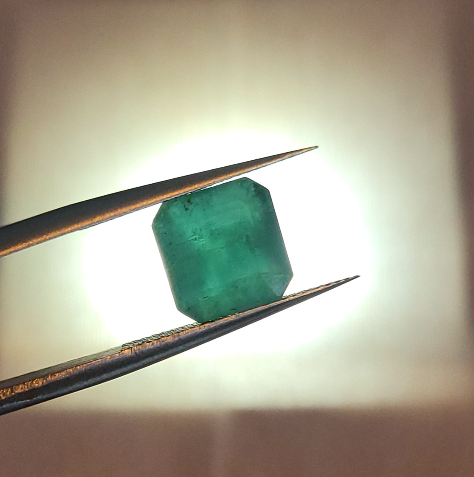 Natural Untreated Certified Rich Green Translucent Columbian Emerald 3.63ct