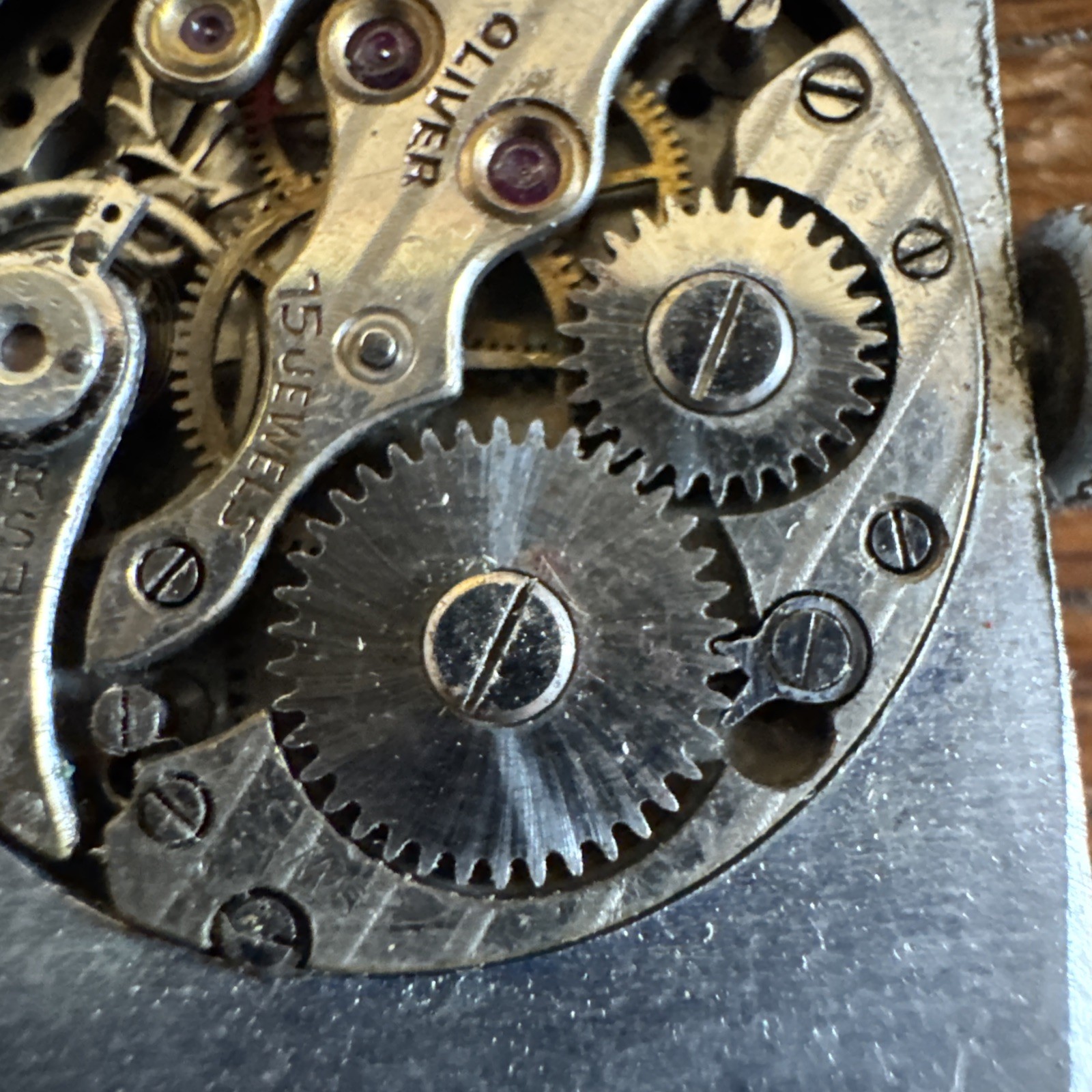 Ollendorff ? Oliver Handy Chronometer 15 Jewels 3 Adjustments Unusual Case 30mm