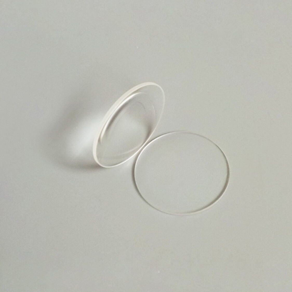 2pc 30mm Optical Glass Focal Length 50mm Plano Convex Lens Optical experiment