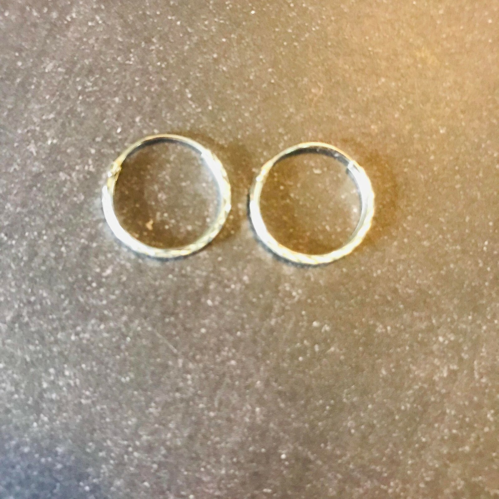 Sterling Silver Diamond Cut Endless Hoop Earrings – Choose Your Size – 925 Stamp