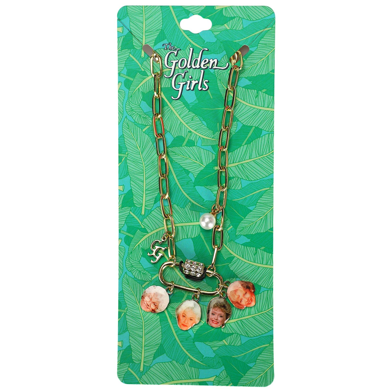 Golden Girls Multi-Charm 18″ Necklace with Adjustable 3″ Extender