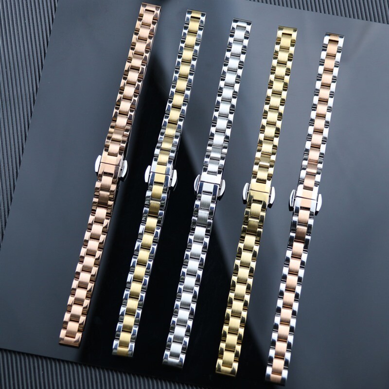 Quality Solid Stainless Steel Watch Band Strap 10 12 14 16 18 20 22mm Universal