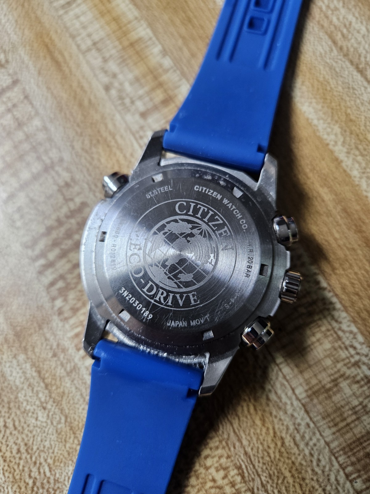 Citizen Eco-Drive Promaster 49mm Analog/Digital 200m Blue Rubber Bezel