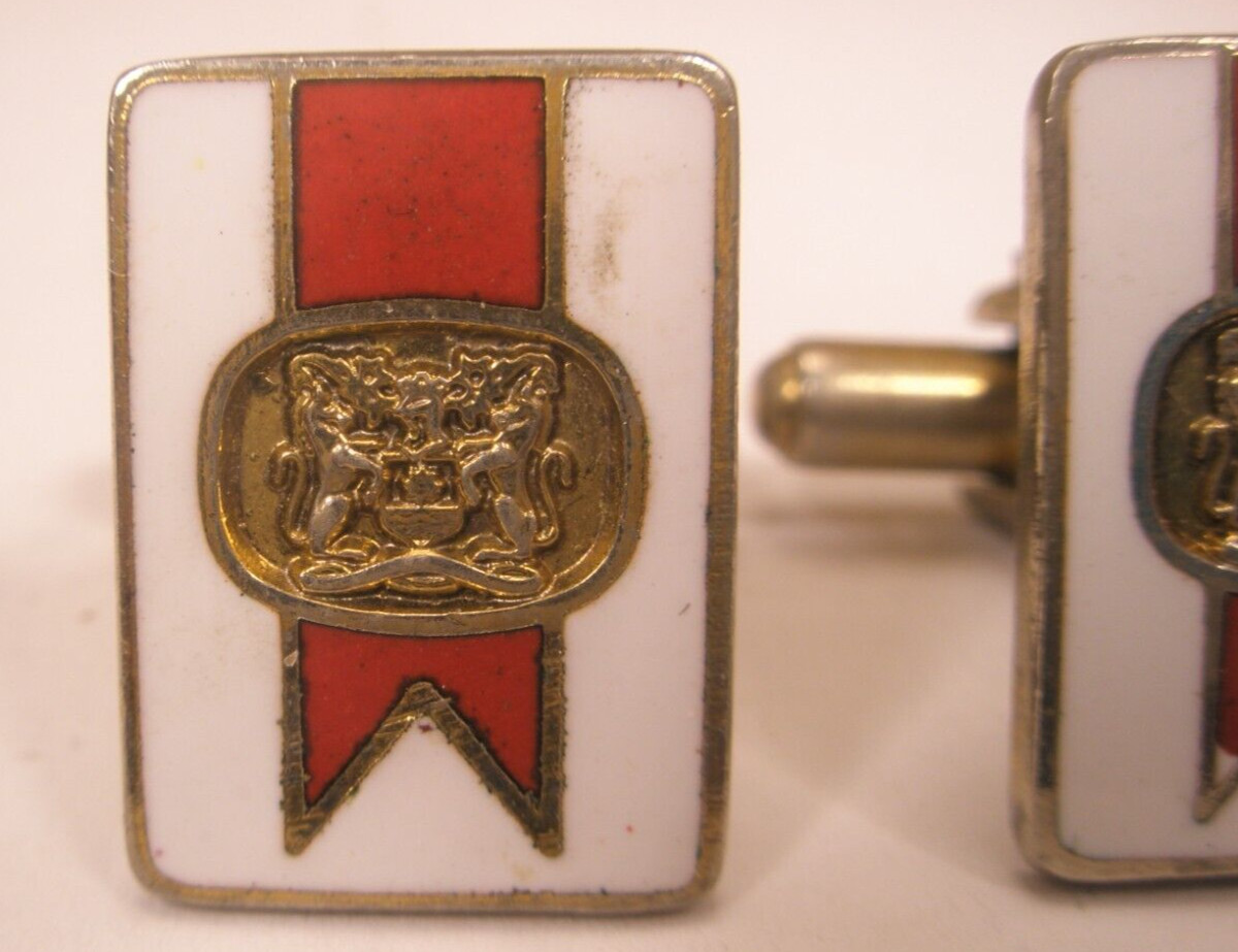 Royal coat of arms of the United Kingdom England Vintage Cuff Links