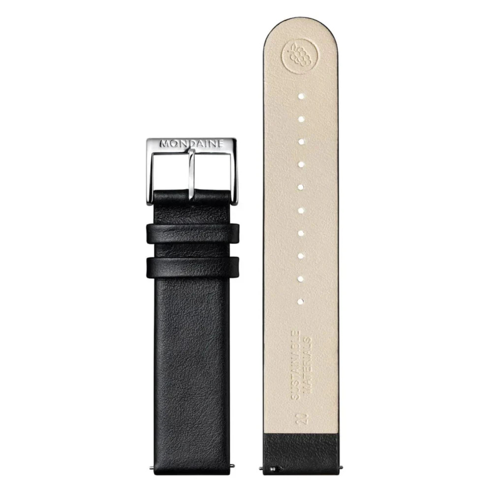 Mondaine Evo2 Men’s Watch MSE.40210.LBV Big Date White Dial Leather Strap 30M