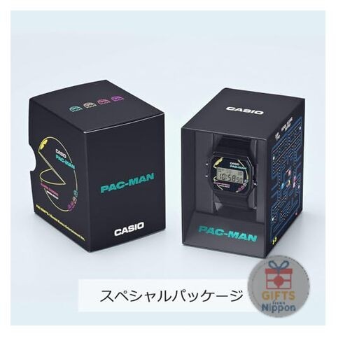 Casio Classic F-91WPC-1AJR PAC-MAN Quartz Watch Black Biomass Plastic Band New