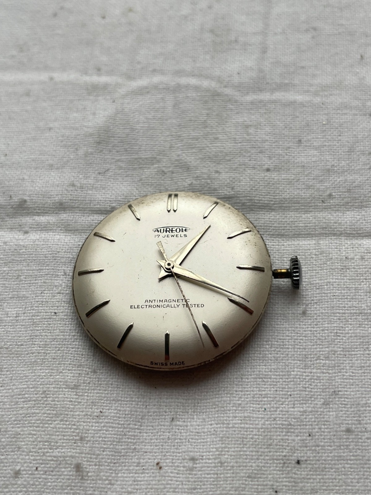 Aureole 17 jewels – movement for mens watch AS IS – lot 0604