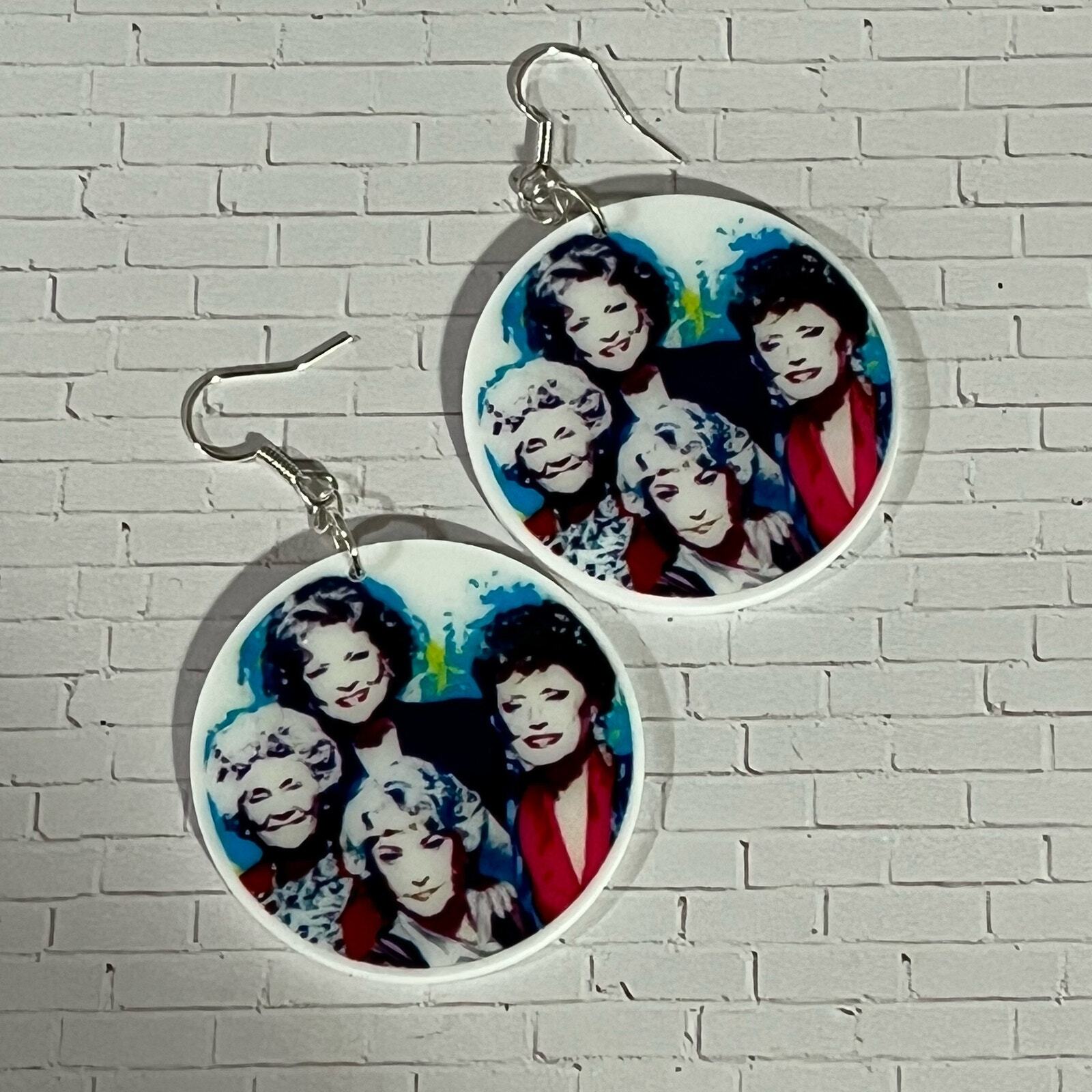 The Golden Girls Acrylic Resin Earrings