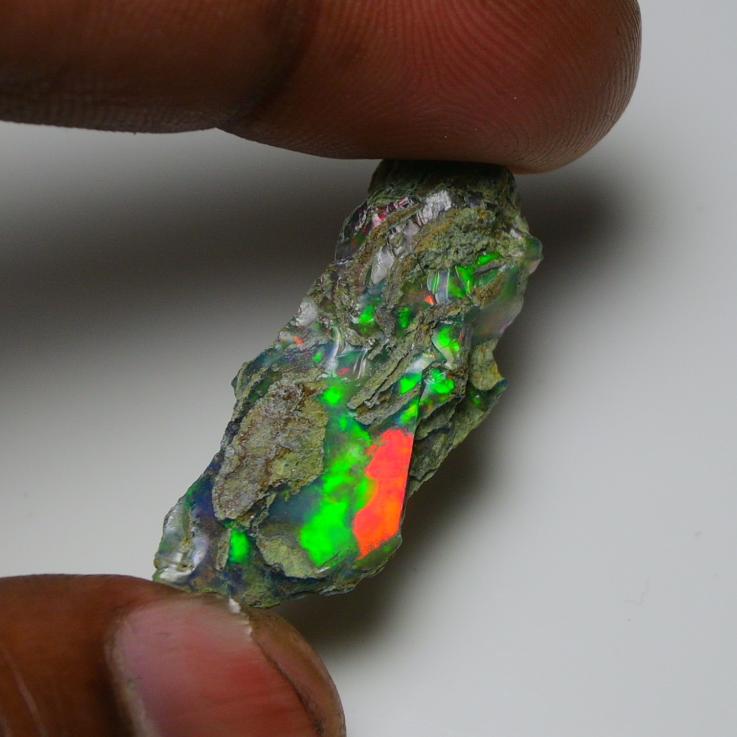 Jewelry Grade Black Opal Rough 21.25 Ct, Natural Ethiopian Opal Raw, Fire Opal